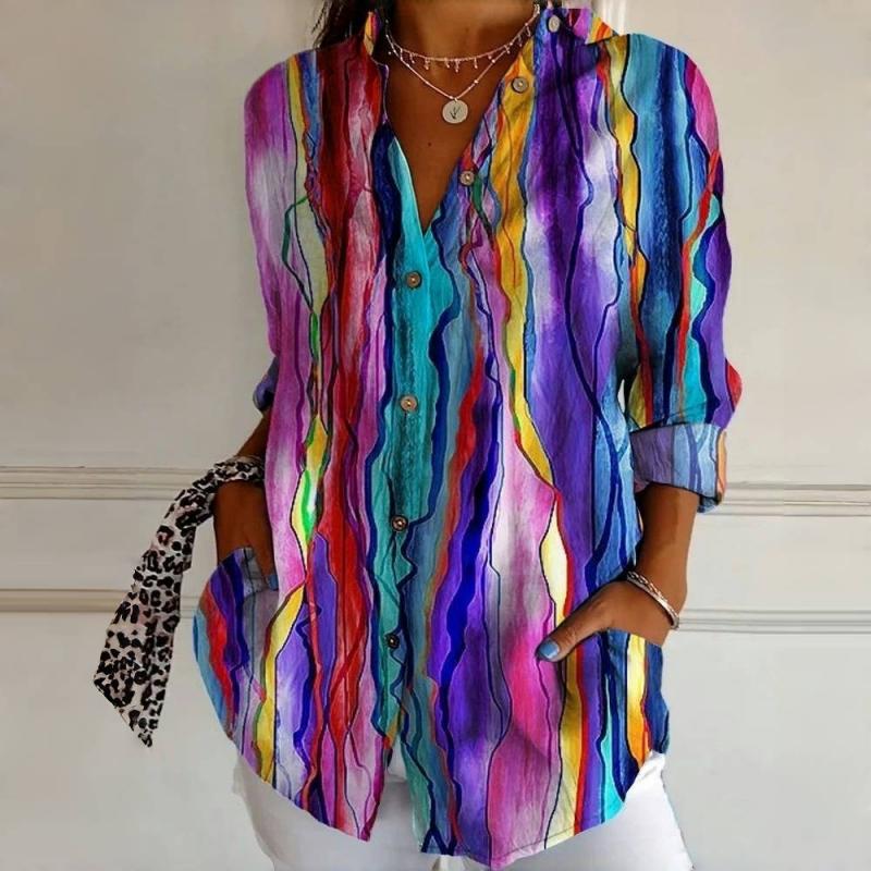 Colorful Vintage Blouse