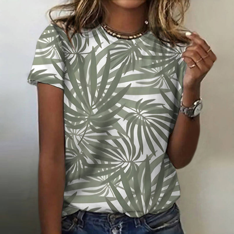 Vintage bladprint T-shirt