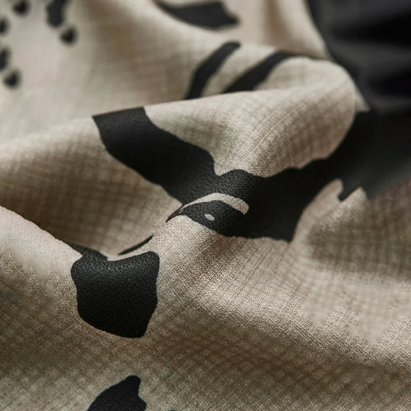 Vintage bedrukte blouse
