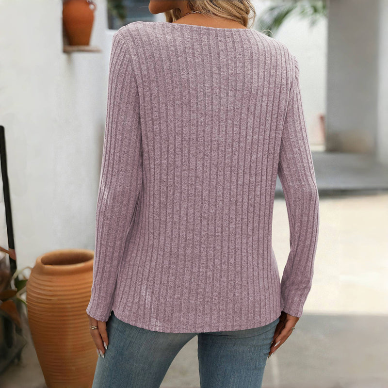 Casual effen blouse