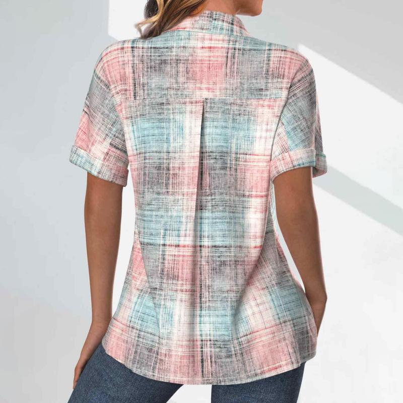 Casual gradiënt blouse