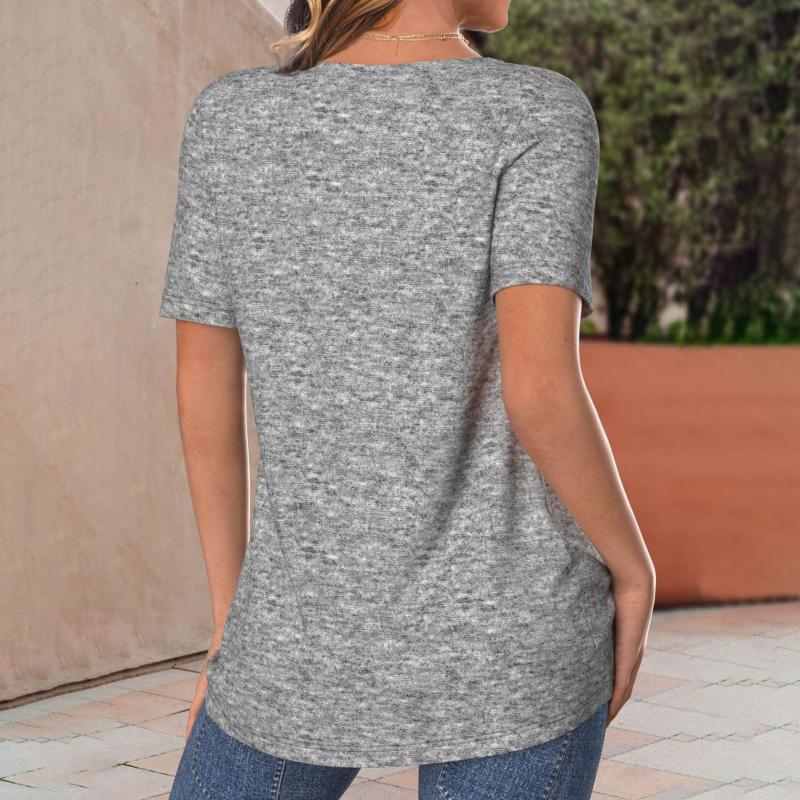 Casual vlinderprint t-shirt