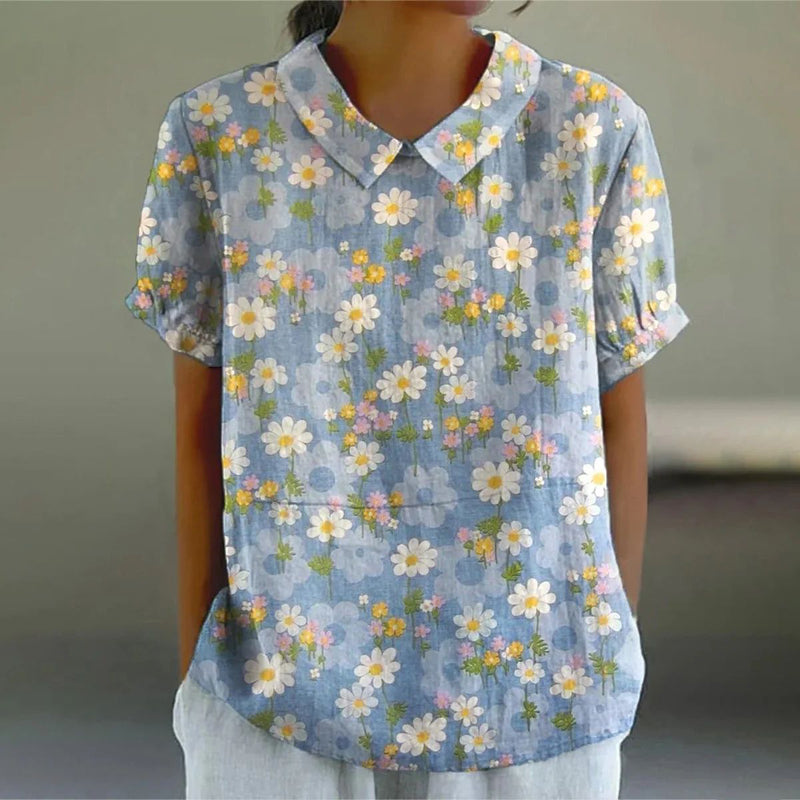 Casual blouse met bloemenprint