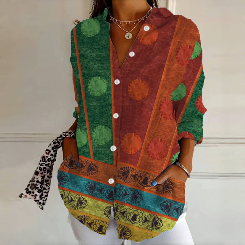 Colorful Vintage Blouse