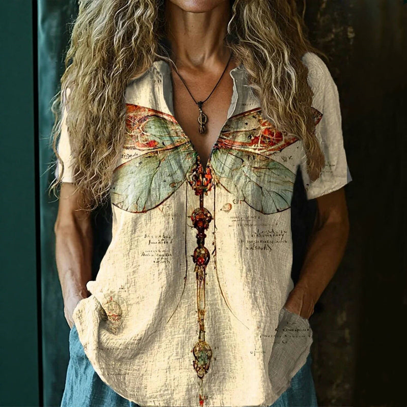 Vintage casual blouse
