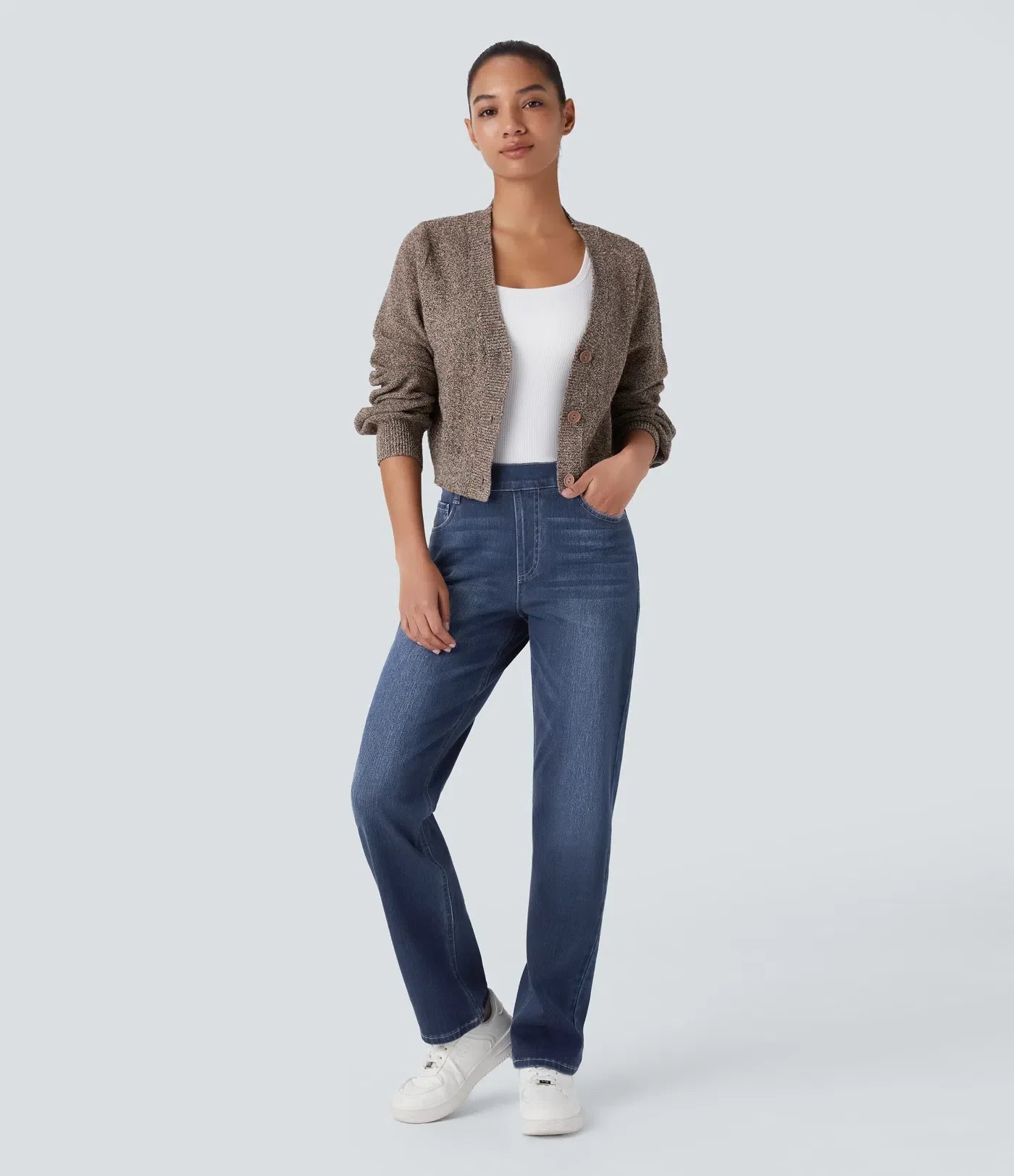Olivia | Elastische & Comfortabele Broek Met Hoge Taille