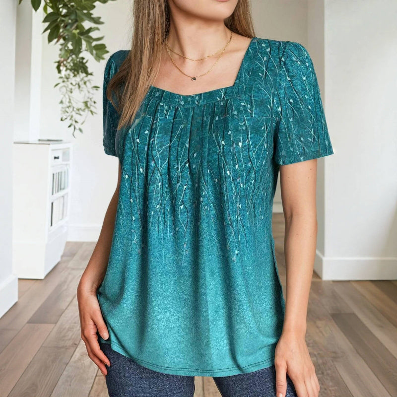 Vintage Gradient Blouse
