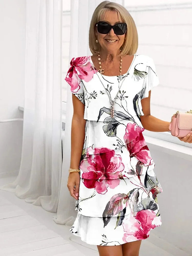 Fleur™ | Robe Élégante à Fleurs