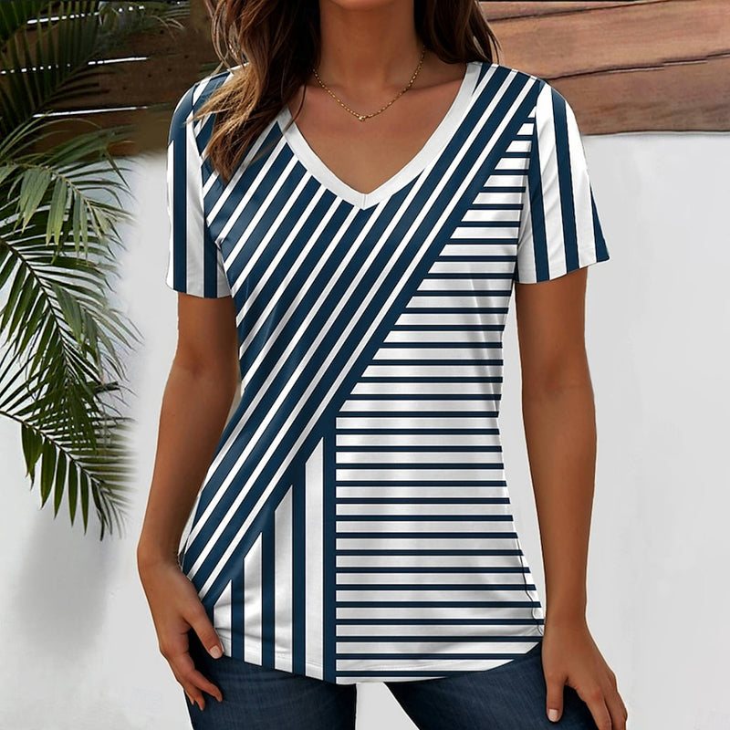 Gestreept casual T-shirt