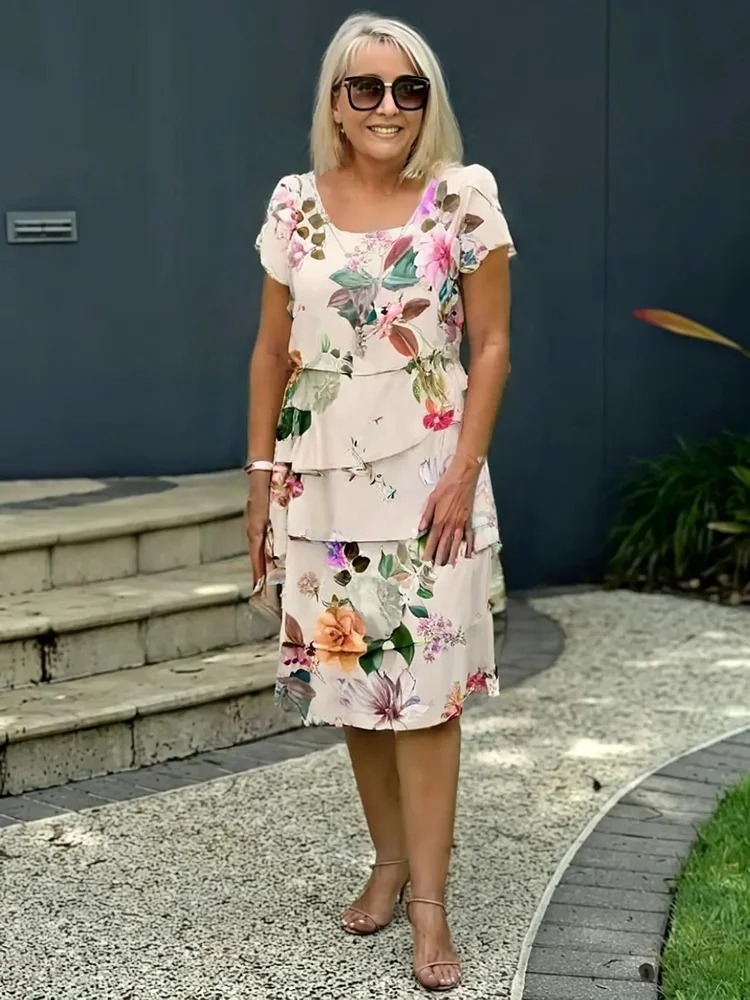 Fleur™ | Robe Élégante à Fleurs