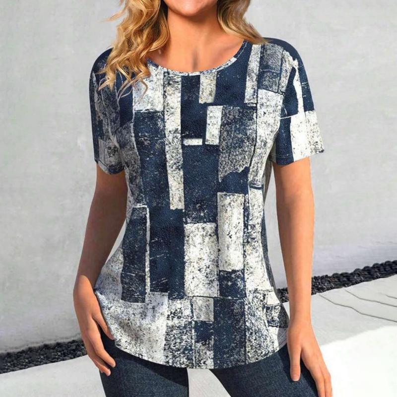 Casual gradiënt t-shirt