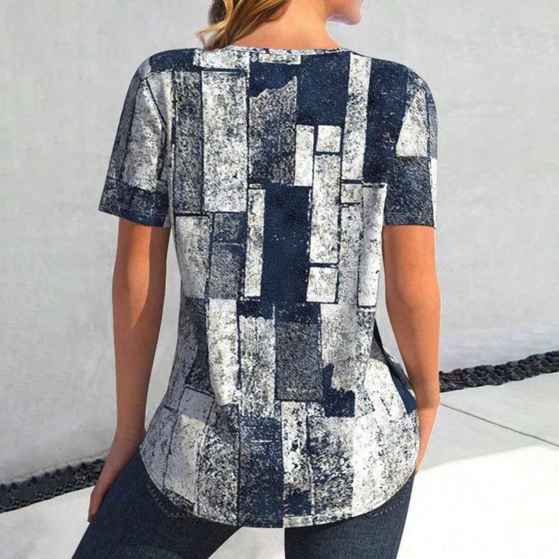 Casual gradiënt t-shirt