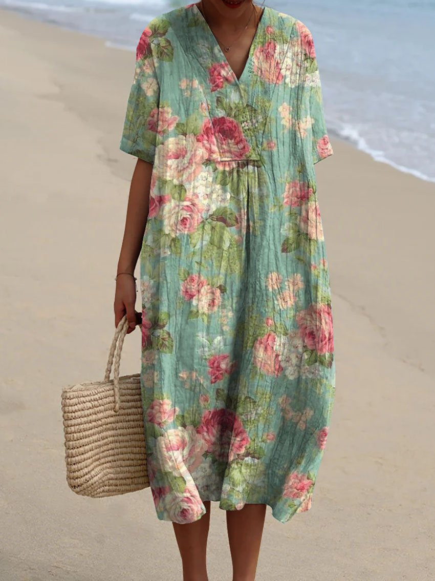 Celeste | Vintage Floral Dress - Limited Edition