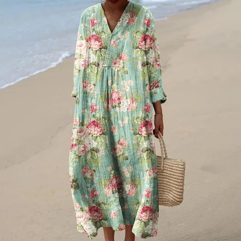 Celeste | Vintage Floral Dress - Limited Edition