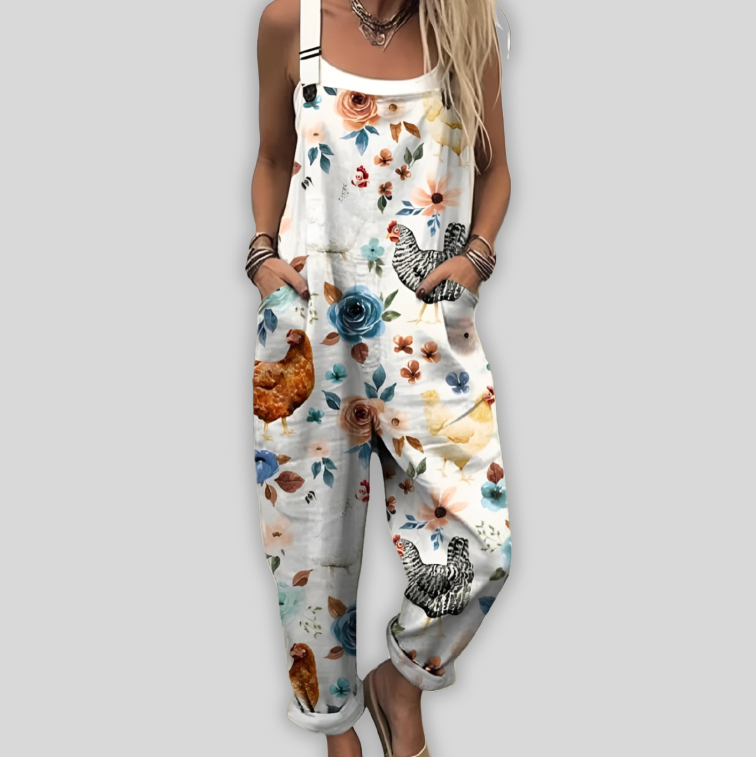 Aukje™ | Elegant Loose-Fit Jumpsuit for a Casual Style