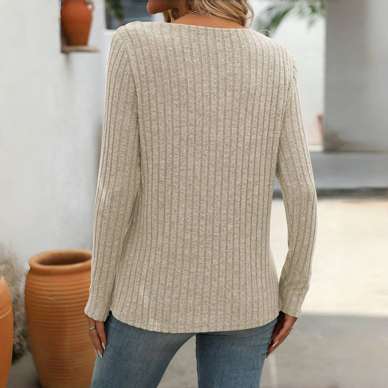 Casual effen blouse