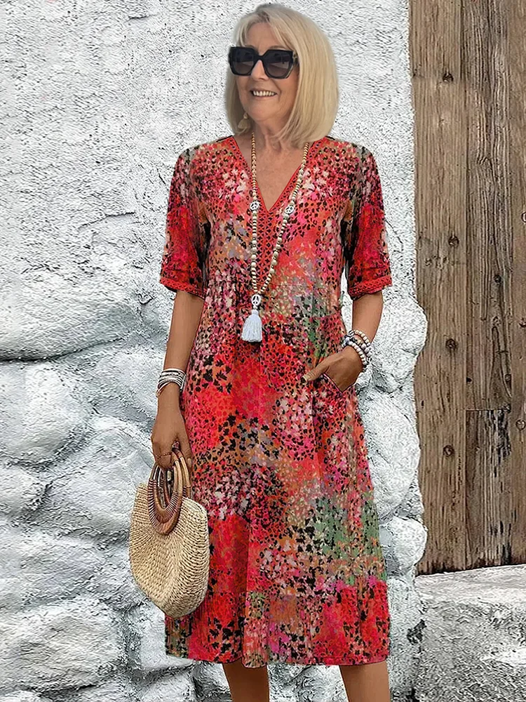 Fatima - Robe Fleurie