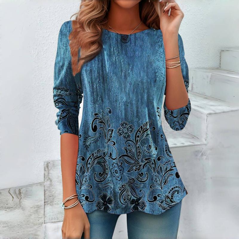 Vintage Floral Print T-Shirt