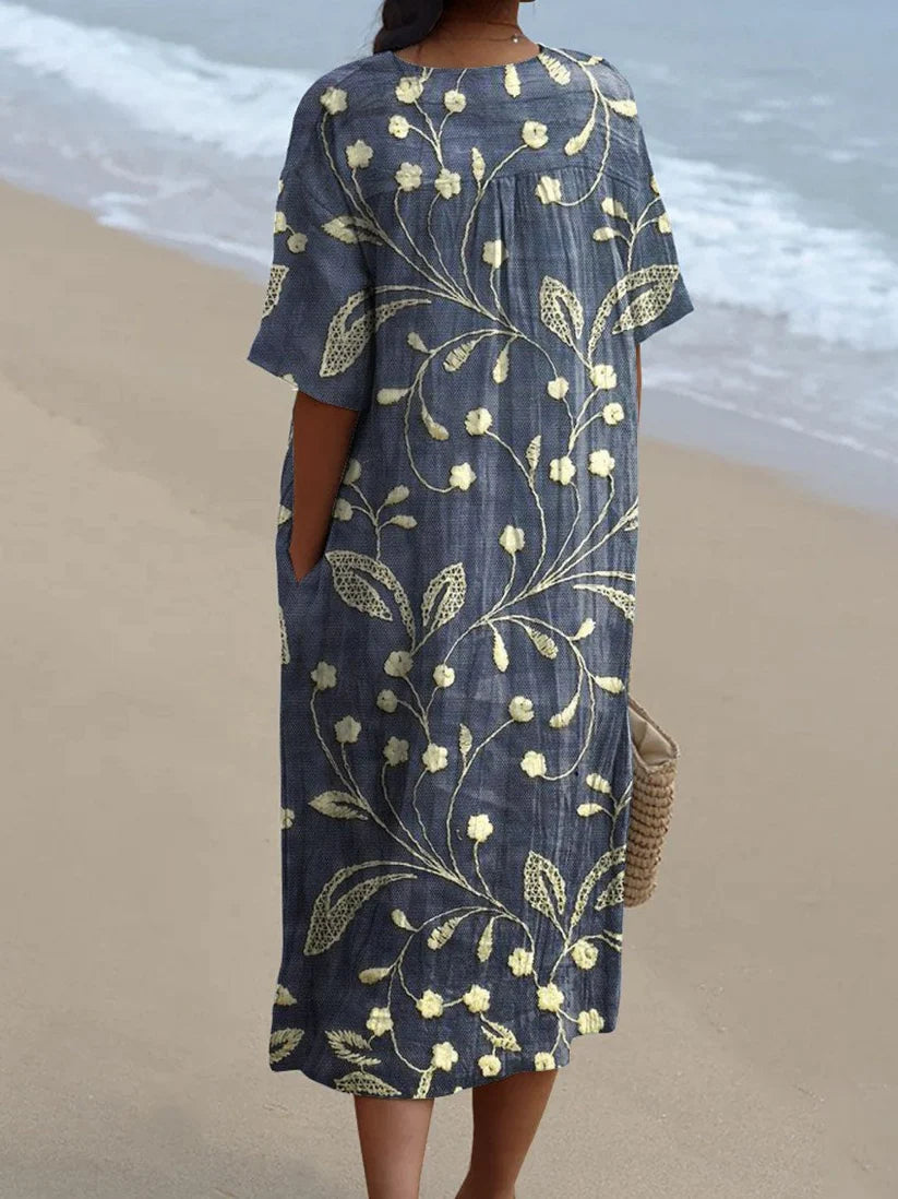 Claire | Robe fleurie vintage – Édition limitée