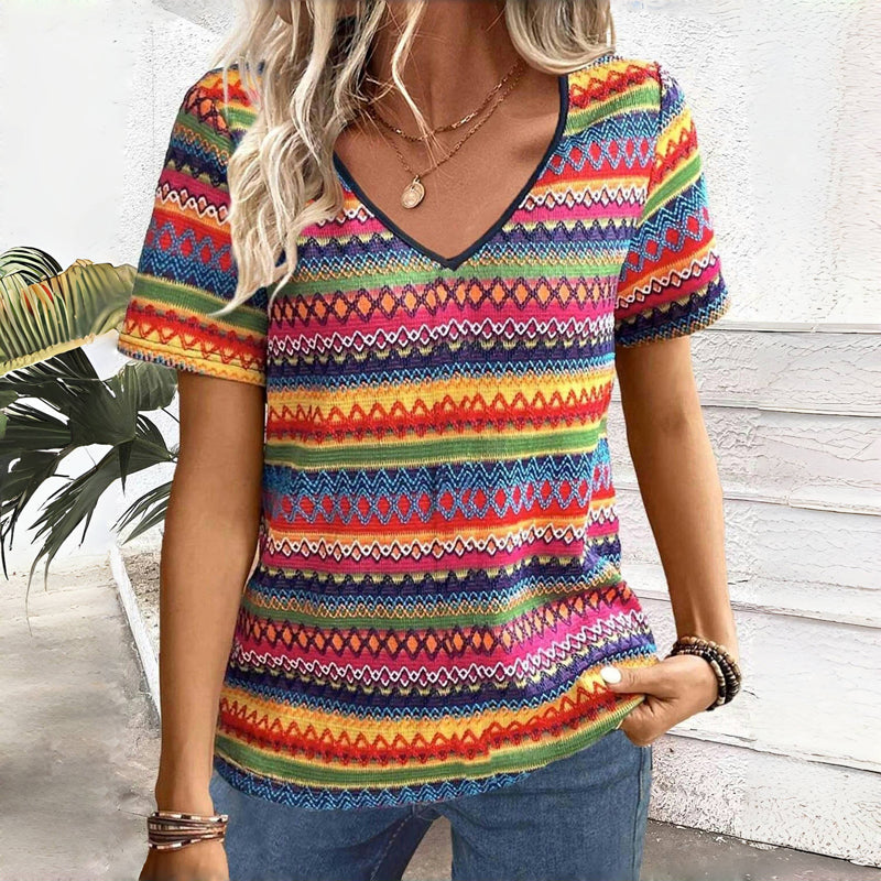 Kleurrijk casual t-shirt