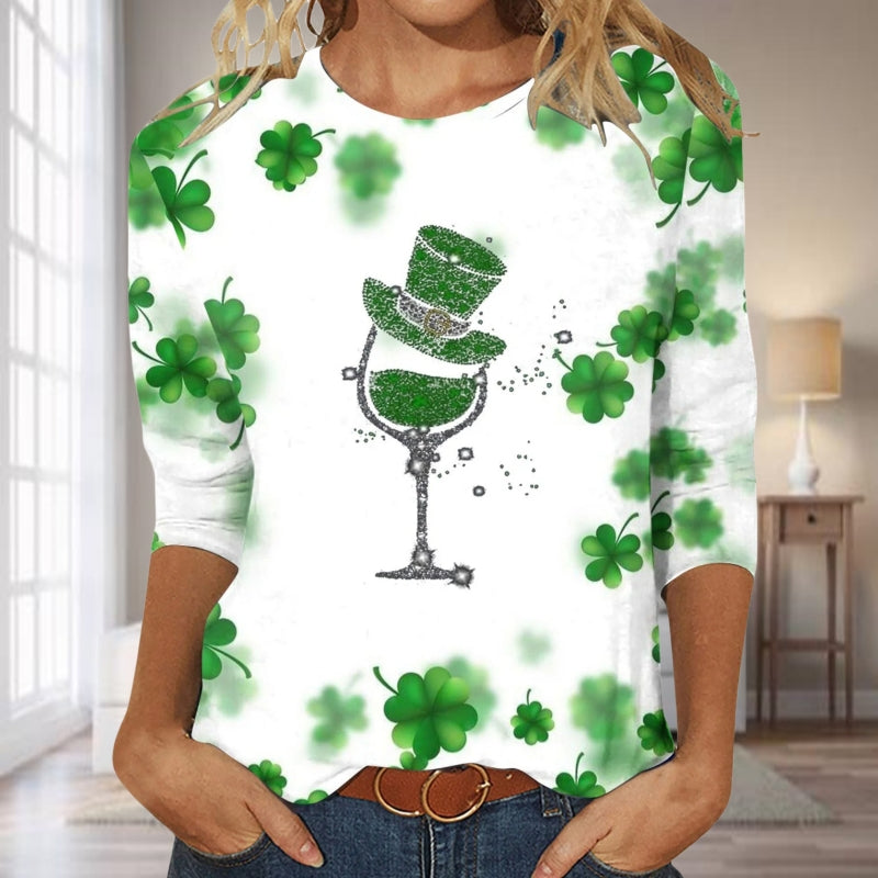 Klaverprint T-shirt