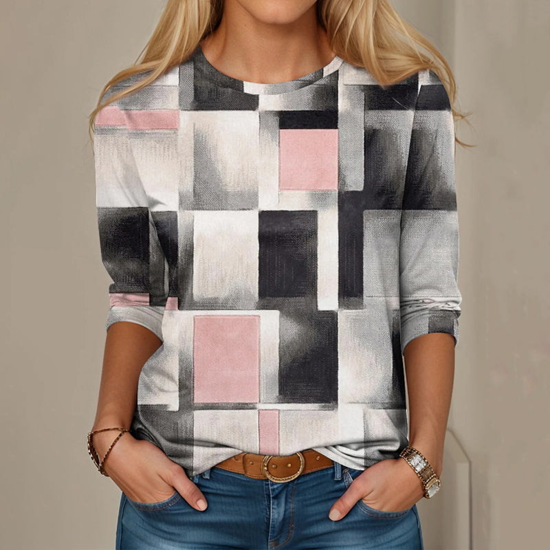Vintage geruit T-shirt