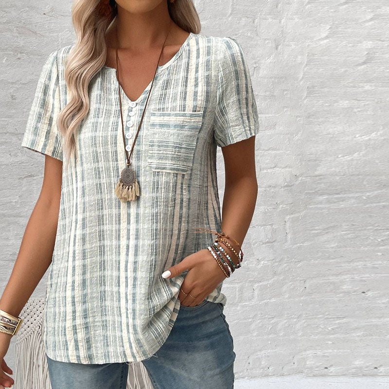 Casual gestreepte blouse