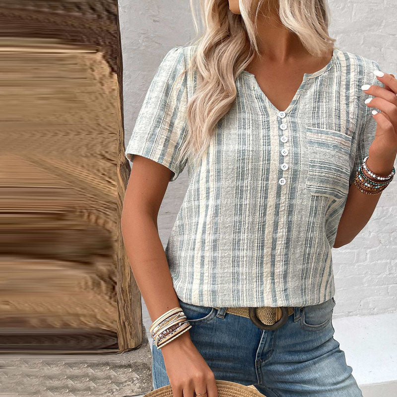 Casual gestreepte blouse