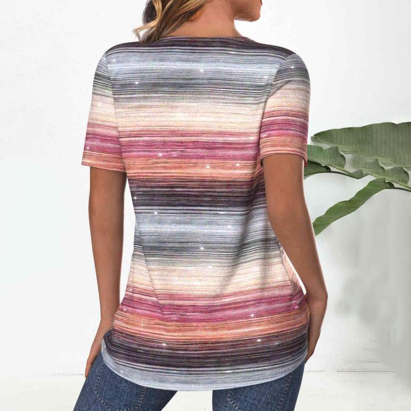 Casual blouse met kleurverloop