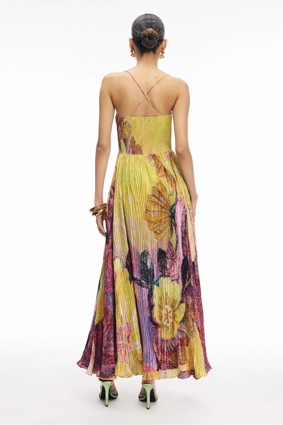 Kiara | Maxi-jurk met veelkleurige ikatprint