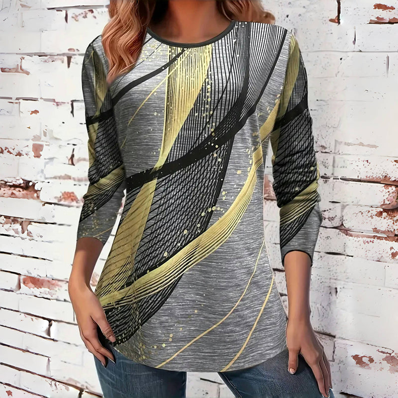 Casual gradiënt t-shirt