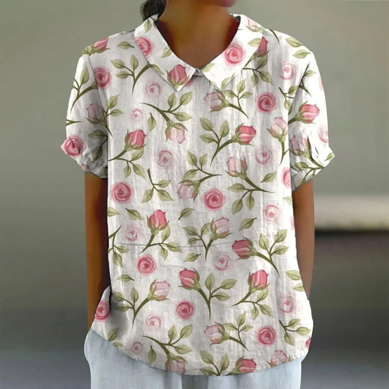 Casual blouse met bloemenprint