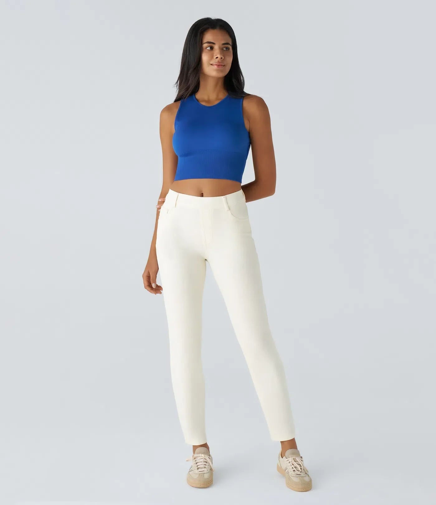 Olivia | Elastische & Comfortabele Broek Met Hoge Taille