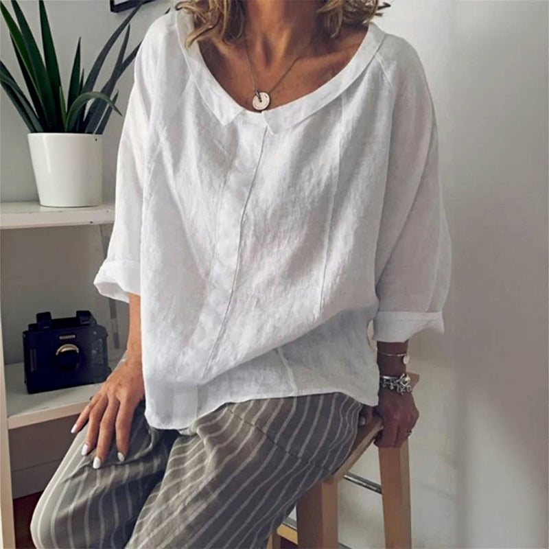 Effen casual blouse
