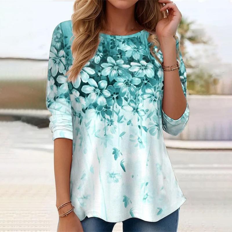 T-shirt met bloemenprint