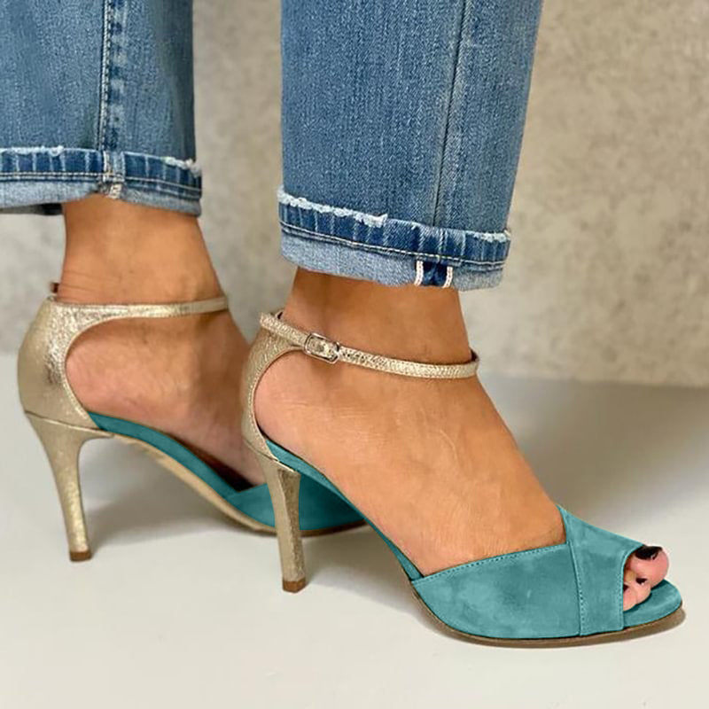 Yara™ | Shiny Heels with Strap