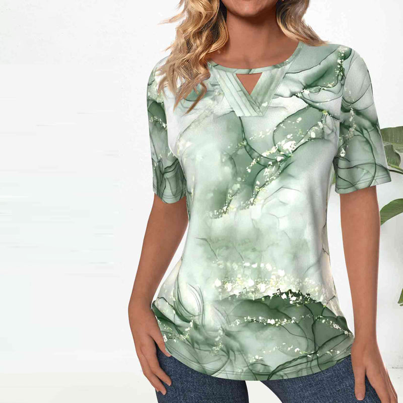 Vintage blouse met kleurverloop