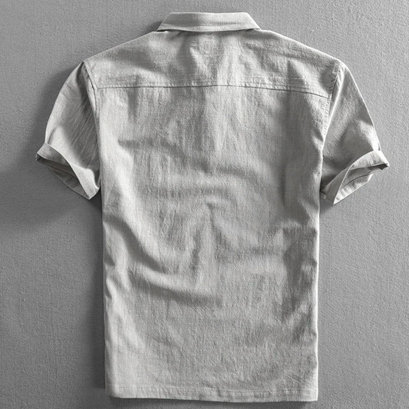 Amalfi┃Linen Polo