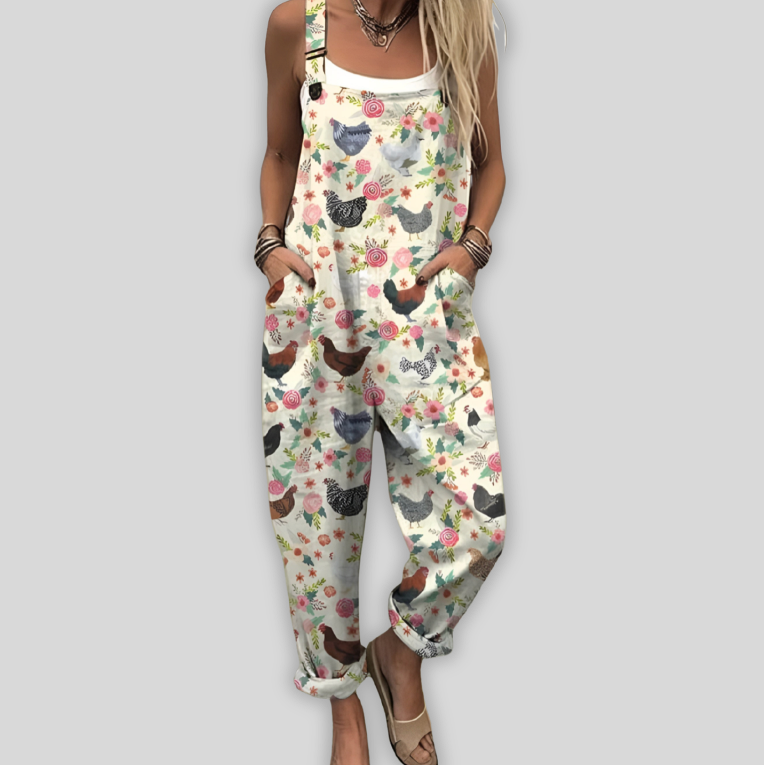 Aukje™ | Elegante jumpsuit met wijde pijpen voor een casual stijl