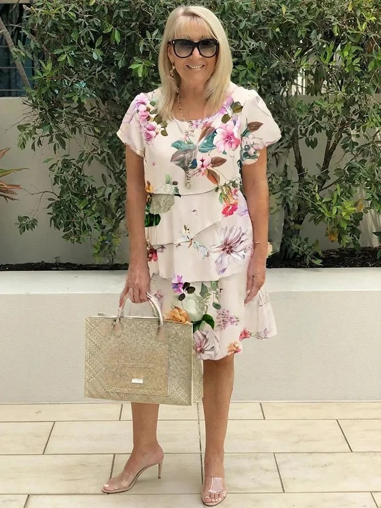 Robe Élégante à Fleurs