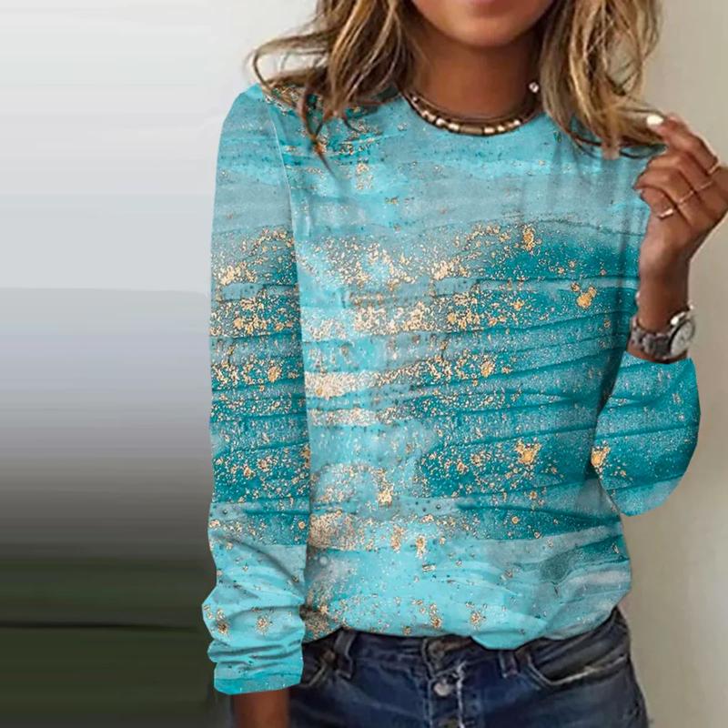 Vintage T-shirt met kleurverloop