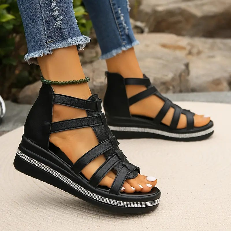 Yara™ | Elegant Wedge Sandals