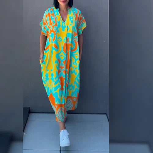 Elena | Elegant floral dress